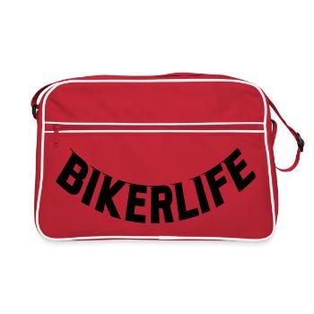 Bikerlife_ _cool - Retro Bag - red/white - Front