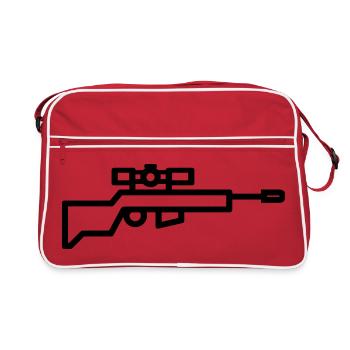 Sniper - Sac Retro - rouge/blanc - Devant