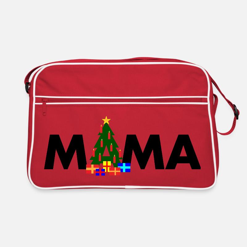 Mama Weihnachtsbaum Retro Tasche