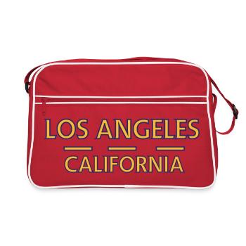 Los Angeles California - Retro Bag - red/white - Front