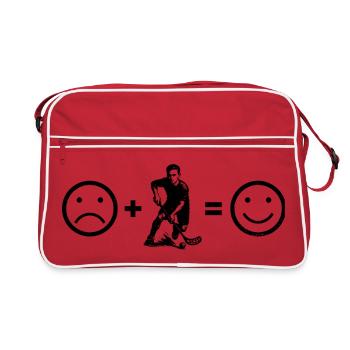 Short and clear floorball - Retro Bag - red/white - Front