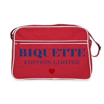 Biquette Édition Limitée - Sac Retro - rouge/blanc - Devant