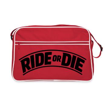 Rouler ou mourir - Sac Retro - rouge/blanc - Devant