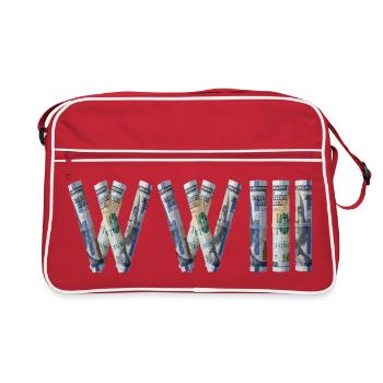 WW III Money Rolls - Retro Bag - red/white - Front