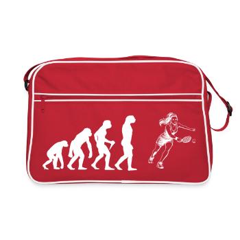 Pickleball players for pickleball players Fans - Retro Bag - red/white - Front