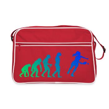 Idée de communauté Pickleball pour les fans de Pickleball - Sac Retro - rouge/blanc - Devant