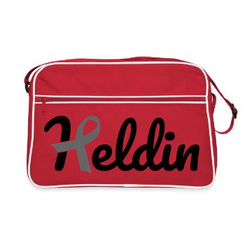 Héroïne Cancer - Sac Retro - rouge/blanc - Devant