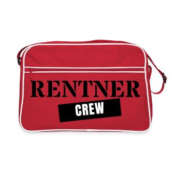 Équipage retraité - Équipe de cadeaux de retraite - Sac Retro - rouge/blanc - Devant