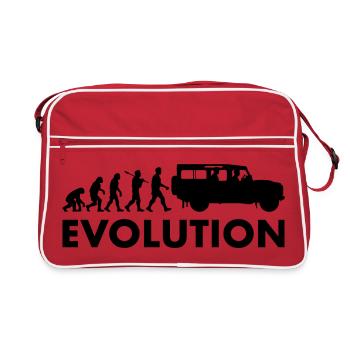 Defender 110 Évolution - Sac Retro - rouge/blanc - Devant