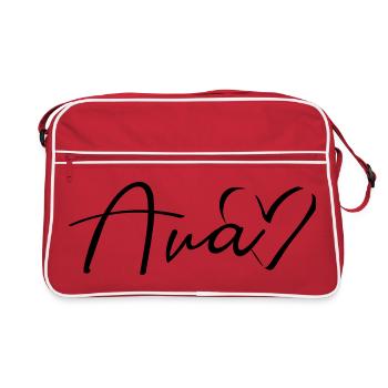 Nom d’Ava Nom - Sac Retro - rouge/blanc - Devant