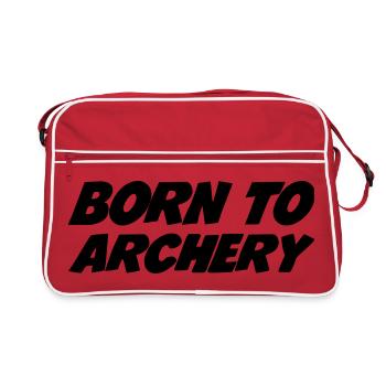 Born to Archery - Sac Retro - rouge/blanc - Devant