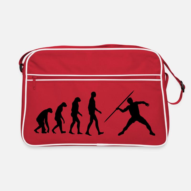 Javelin Throw Thrower Lancer de Javelot Speerwurf Retro Bag