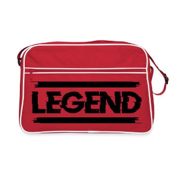 LAYING - Retro Bag - red/white - Front