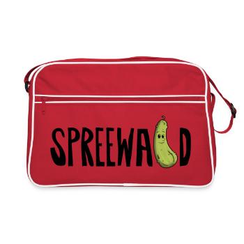 Concombre de Spreewald - Sac Retro - rouge/blanc - Devant
