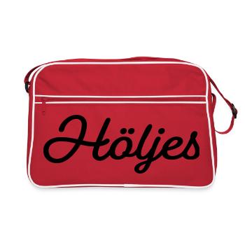 Cover black - Retro Bag - red/white - Front