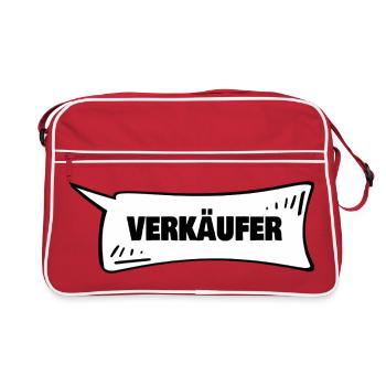Cadeau pour les vendeurs - Sac Retro - rouge/blanc - Devant