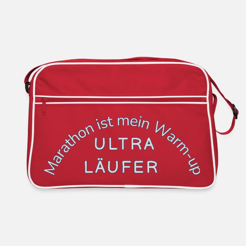 Ultramarathon Motiv Statement witzig Utlraläufer Retro Tasche