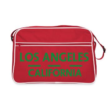 Los Angeles California - Retro Bag - red/white - Front