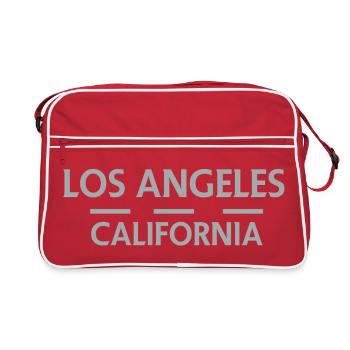 Los Angeles California - Retro Bag - red/white - Front