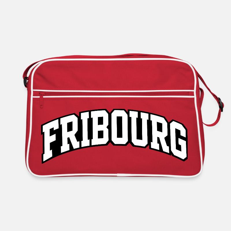 Fribourg Arch lettering Retro Bag