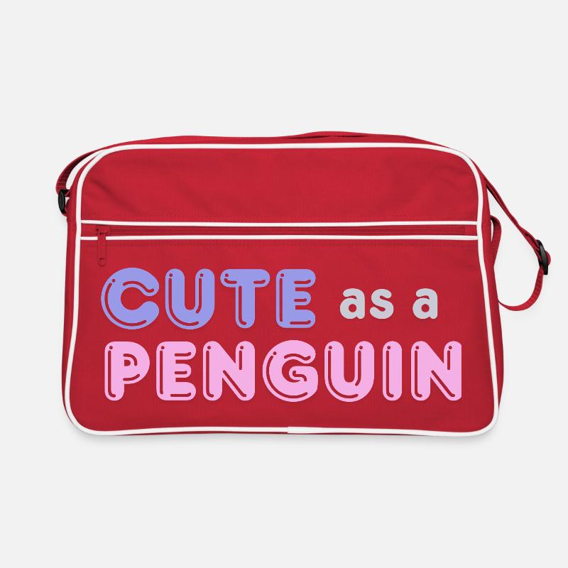 Mignon comme un manchot Sac Retro