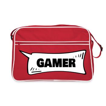Gamer - Retro Tasche - Rot/Weiß - Vorne