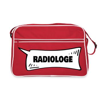 Radiologe - Retro Tasche - Rot/Weiß - Vorne