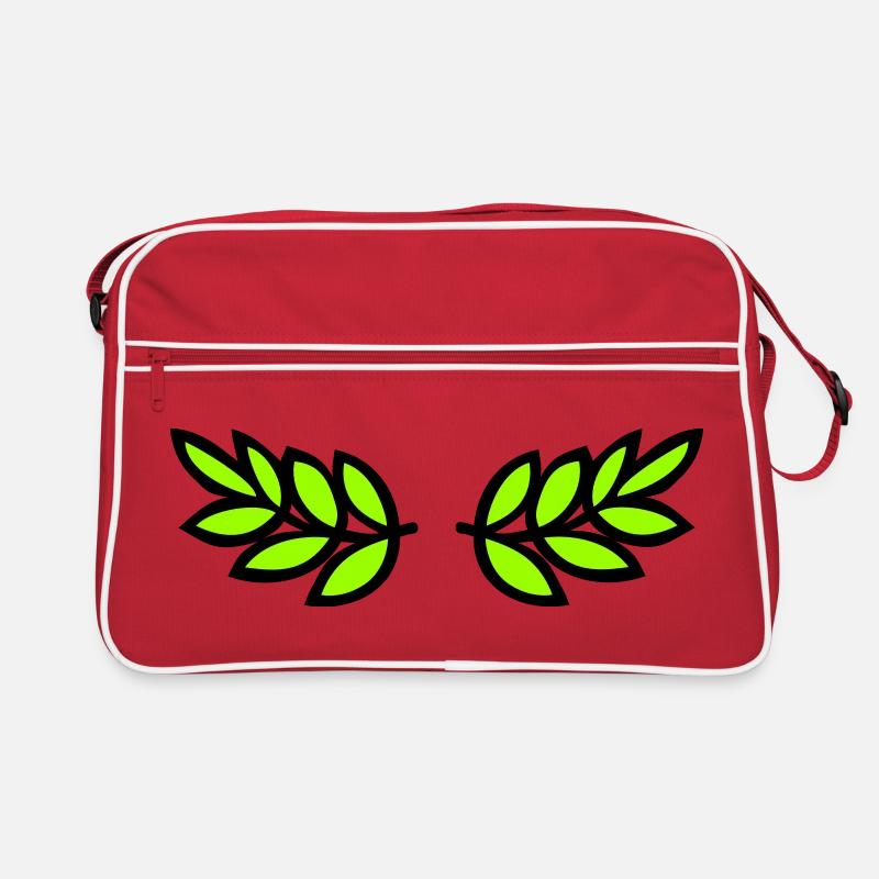 Lorbeer (Flach) Retro Tasche
