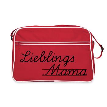 Favorite Mama - Retro Bag - red/white - Front
