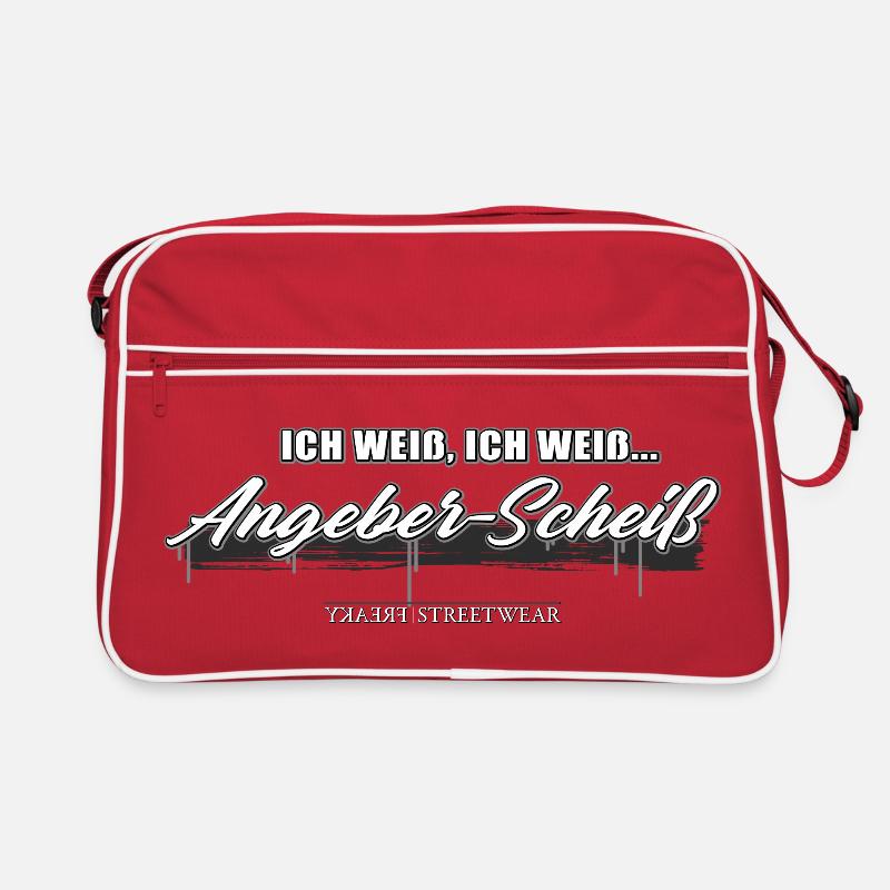 Angeber Scheiß Retro Tasche