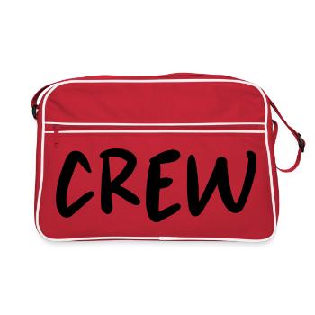 crew - Retro Bag - red/white - Front