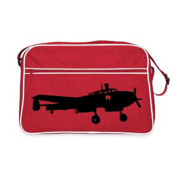 Bf-110 - Sac Retro - rouge/blanc - Devant