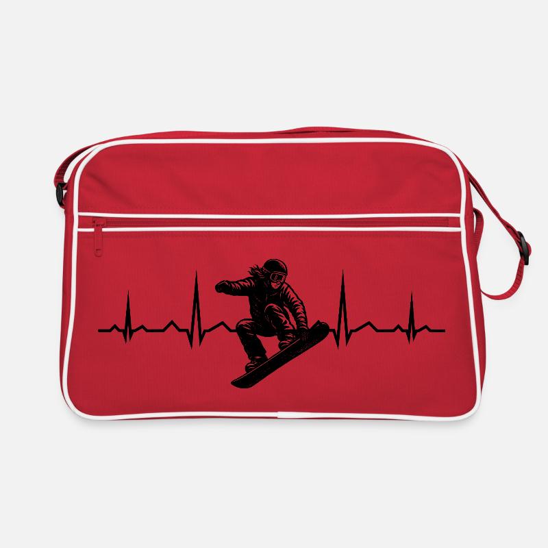 Snowboard motif with recognition value Retro Bag