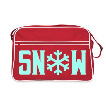 SNOW Snow Crystal - Retro Bag - red/white - Front