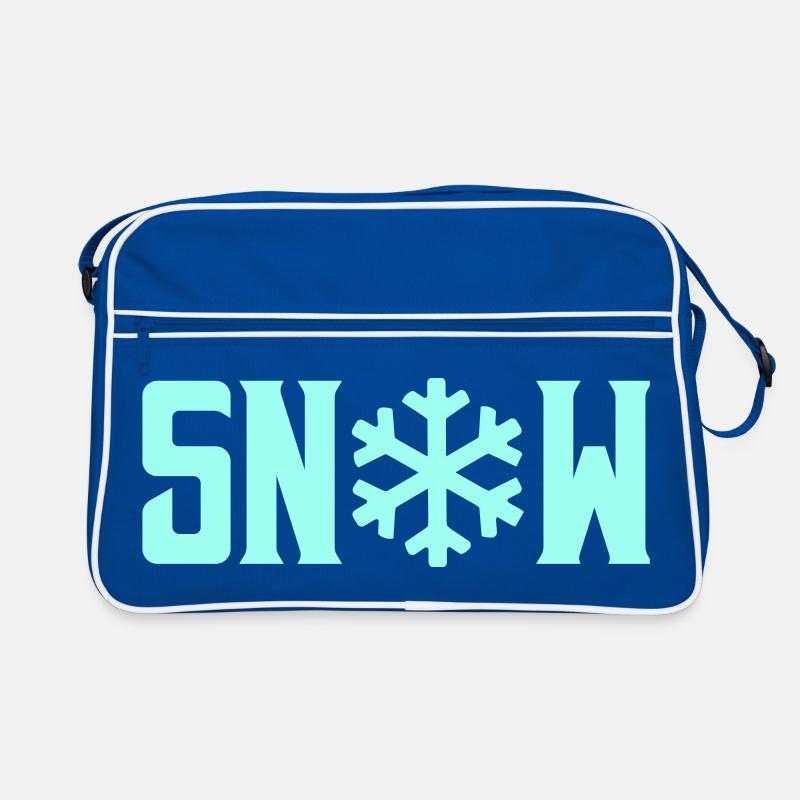 SNOW Schneekristall Retro Tasche