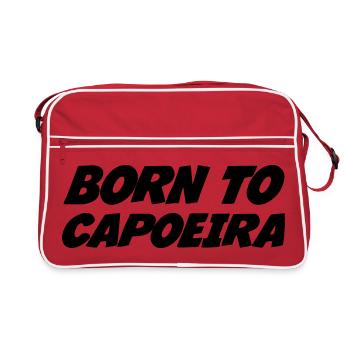 Né pour la capoeira  - Sac Retro - rouge/blanc - Devant