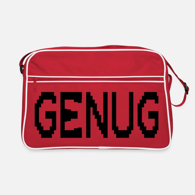 Achtsamkeit Genug Retro Tasche