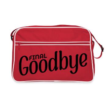 Final Goodbye - Retro Bag - red/white - Front