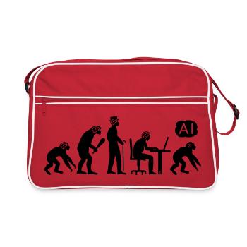 Évolution IA - Sac Retro - rouge/blanc - Devant