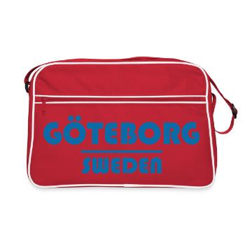 Goteborg originaires de Göteborg - Sac Retro - rouge/blanc - Devant