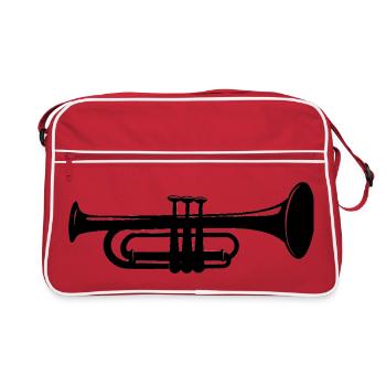 trompette - Sac Retro - rouge/blanc - Devant