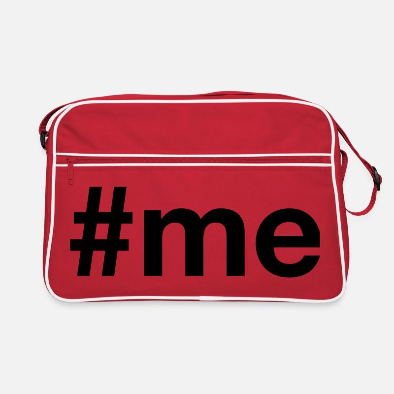 me Hashtag Retro Tasche