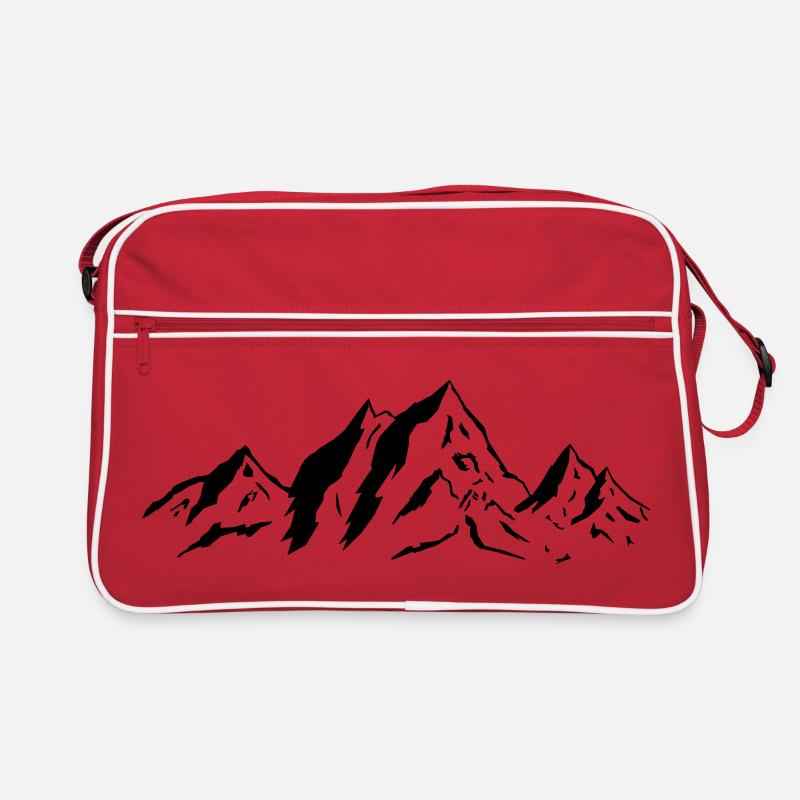 Mountains Retro Tasche