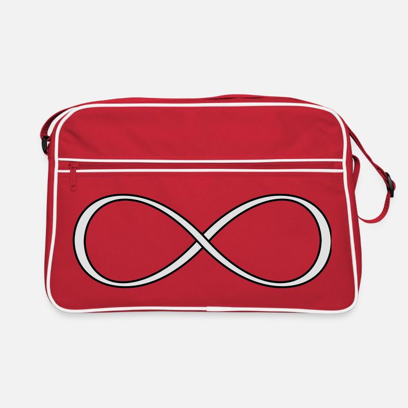 Unendlichkeit Unendlichkeitszeichen Liebe Geschenk Retro Tasche