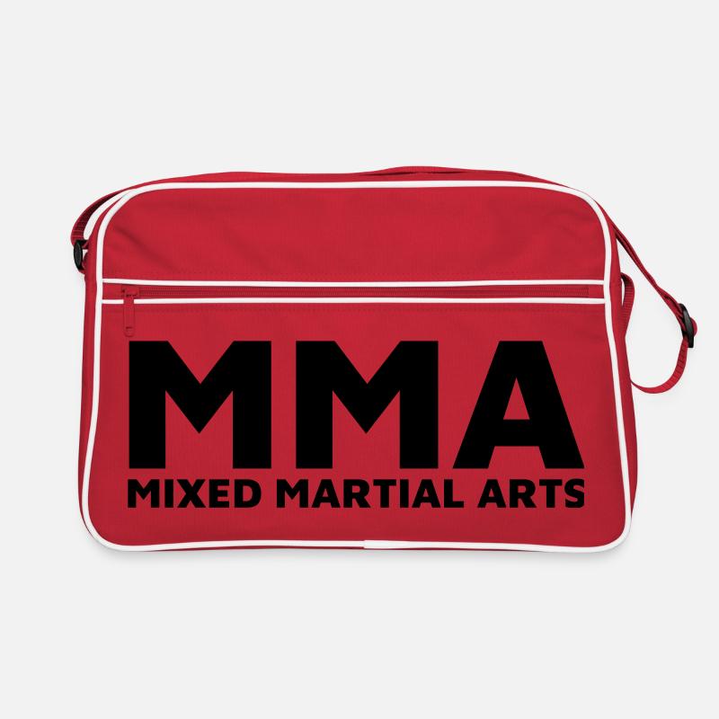 MMA - Retro Tasche - Rot/Weiß