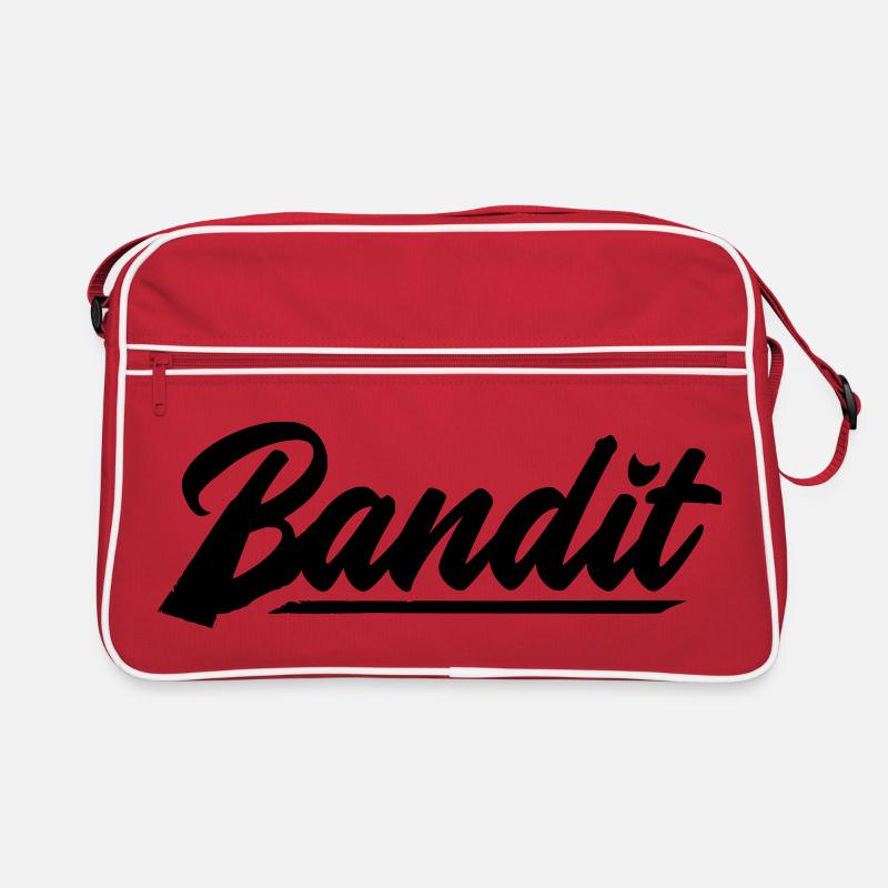 bandit motorrad rebell patch sticker aufkleber Retro Tasche