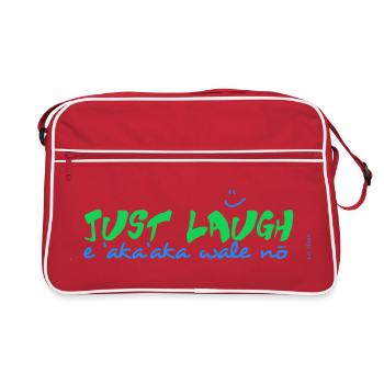 E 'aka'aka wale no - Retro Bag - red/white - Front
