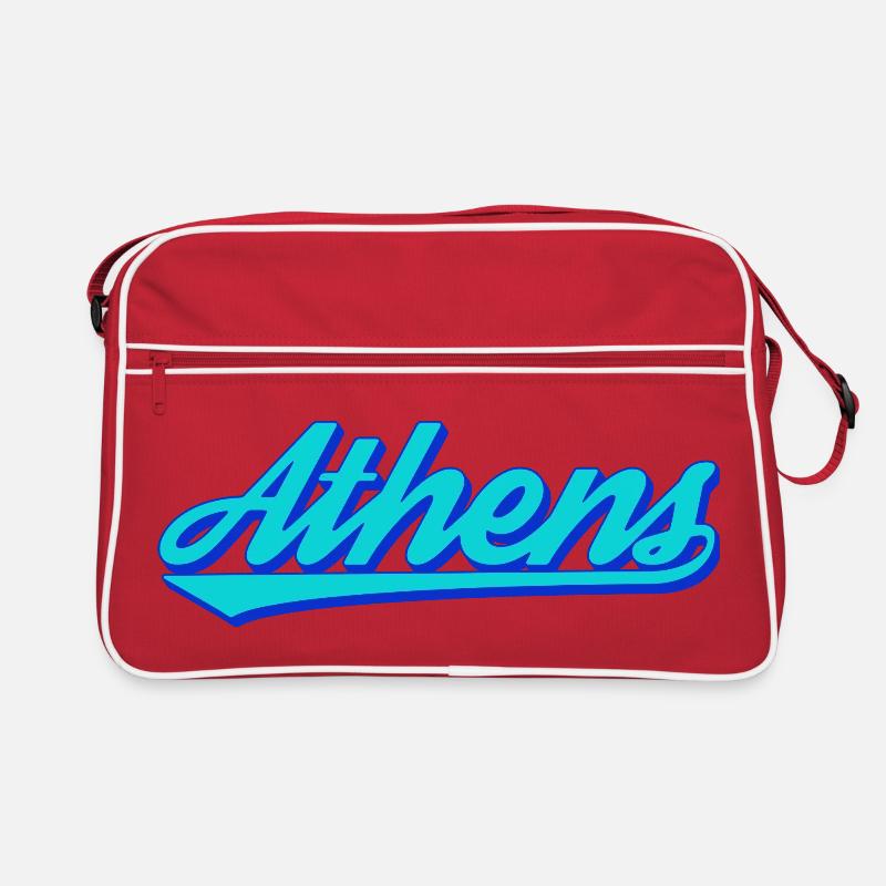 Athens Retro Script Retro Bag