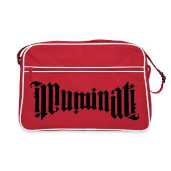 Ambigram Illuminati - Retro Bag - red/white - Front