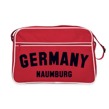 NAUMBURG - Sac Retro - rouge/blanc - Devant